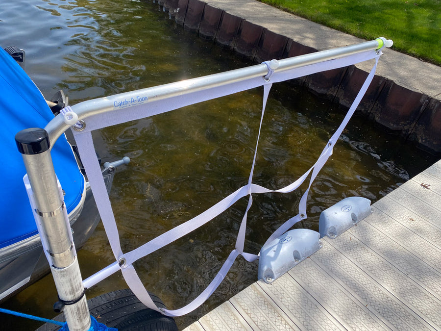 Single Person Pontoon Boat Docking System | Catch-A-Toon